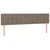 Vidaxl LED posteljno vzglavje taupe 180x5x78/88 cm blago