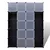 Vidaxl Modularna omara s 14 predelki črna in bela 37x146x180,5 cm