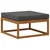 Set vanjskih sofa s jastukom 4 pcs Prirodna i antracit