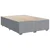 Vidaxl Box spring postelja z vzmetnico svetlo siva 140x200 cm blago