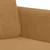 3-dijelni set sofa smeđi baršunasti