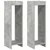 Stalak za biljke s policom 2 pcs Betonsko Siva 30 x 30 x 100 cm