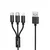 REMAX Data kabl Gition RC-131 3u1 za iPhone Lightning/Micro USB/Type C 1m crni