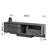 Hanah Home TV komoda Lulu 125, 125x50x41 cm, Hrast