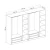 Hanah Home Ormar Kale - 5081