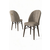 HANAH HOME Set 6 stolica Ritim Cappuccino Brown