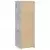 Visoka komoda siva betona 40x41x124 cm od konstruiranog drva