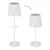 Eglo 75793 - prigušiva spoljašnja stona lampa CABOZO LED/3,8W/5V 2000 mAh IP44 bela