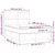 Krevet box spring s madracem LED smeđesivi 140x200 cm tkanina