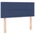 vidaXL Box spring postelja z vzmetnico modra 90x200 cm blago