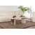Nordure Klub sto Sabin, 119x40x60 cm, Krem