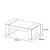 Wallity Klub sto Venüs 102x37,6x60?cm Orah