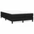 Krevet box spring s madracem crni 120 x 190 cm od tkanine