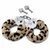 NMC Love Cuffs Leopard Trpežne kovinske lisice z leopardjim krznom