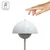LED punjiva dodirna stona lampa COSTA LED/3W/5V 2400 mAh 3000-6000K bela