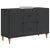TV ormar s ladicama Crna 89 x 34,5 x 60 cm Konstruirano drvo