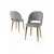 Hanah Home Set stolica Pane, 85x59x146 cm, 6 komada, Sive