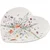 Orion Set porcelaninih desertnih krožnikov Makovosrce 17,5 x 17 cm, 6 kos