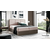 Boxspring postelja Wood 2 - 200x200 cm - temni hrast