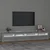 TV ormarić s LED svjetlima boja hrasta sonome 240x35x40 cm