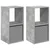 Noćni ormarić s ladicama 2 pcs Betonski sivi 35 x 32 x 68,5 cm