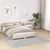 Protuklizni Shaggy Tepih Siva 200 x 200 cm PP