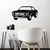 Wallity Zidna dekoracija Chevrolet Camaro SS, 60 x 33 cm, Crna