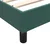Box Spring krevet bez madraca tamnozeleni 100x210 cm samt