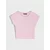 Sinsay - Majica kratkih rukava Basic - roze