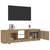 TV ormarić LED boja hrasta 120x30x36 cm konstruirano drvo