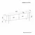 Hanah Home TV Komoda Herman, 160x45,6x31,4 cm, Hrast