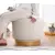 Atelier del Sofa Tabure Turneed, 55x43x55cm, Krem