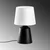Opviq Stona lampa Drop-15493, Crno-bela