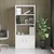 Hanah Home Polica 64x140x35,5cm Bela