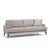 Atelier del Sofa Papira Sofa, 3 Sedišta, Bež