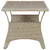 Vidaxl Vrtna miza 120x70x66 cm poli ratan