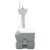 Kamperski WC set 2 pcs Siva 50,5 x 33 x 103 cm