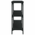 Konzolni stol crni 200 x 29 x 75 cm od konstruiranog drva
