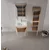 HANAH HOME Kupatilski ormarić sa umivaonikom i ogledalom (2 komada) Side 65 v2 780