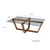 Hanah Home Klub sto Amalfi, 105x35x65 cm, Boje hrasta