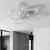 Brilagi - LED prigušiva stropni ventilator sa LED osvetljenjem 34W/230V, prečnika 83 cm, beo + daljinski upravljač