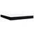 Vidaxl Box spring postelja z vzmetnico črna 180x200 cm blago