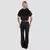 GymBeam Women‘s Relay Cropped Hoodie Black