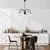 Opviq Luster Sferis-13935, 70cm, IP20, Crno-beli