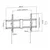 WM-90T-01 Gembird tilt VESA max 80x40cm 43-90 max.70kg A