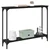 Konzolna stolica s policom Crni hrast 100 x 22,5 x 75 cm
