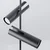 Brilagi - LED RGBW prigušiva luster na šipci BRANCH 3xGU10/6,5W/230V crna