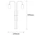 Opviq Zidna lampa 2 x E27 Socket, Crna