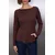 Trendyol Milla ženska bluza Twoaw26Bz00166, braon-braon