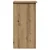Radni stol s policama boja hrasta artisan 84x40x78 cm drveni